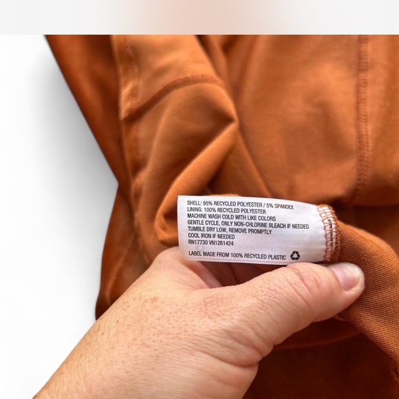 Burnt Orange Velvet Spaghetti Strap Mini Dress Woman's Medium - Picture 8 of 8